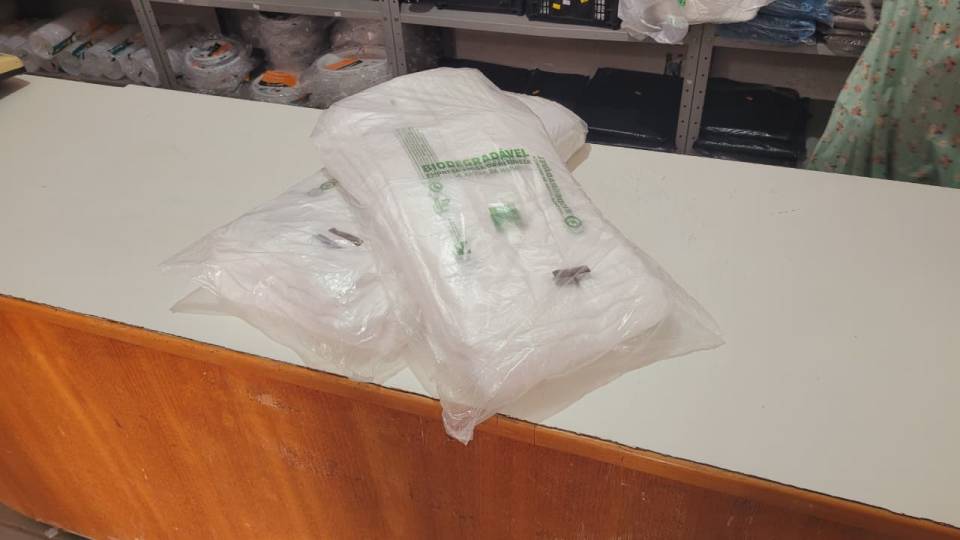 Sacola Plástica Transparente